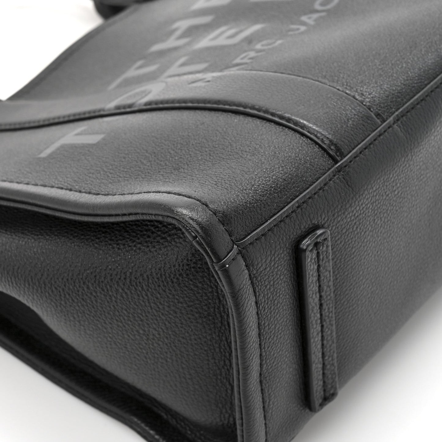 Grained Calfskin Medium The Tote Bag Black