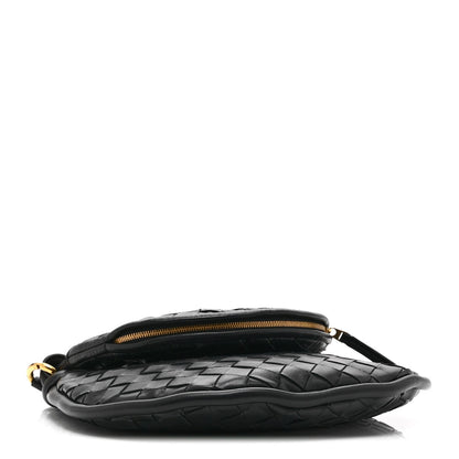 Nappa Intrecciato Small Gemelli Black