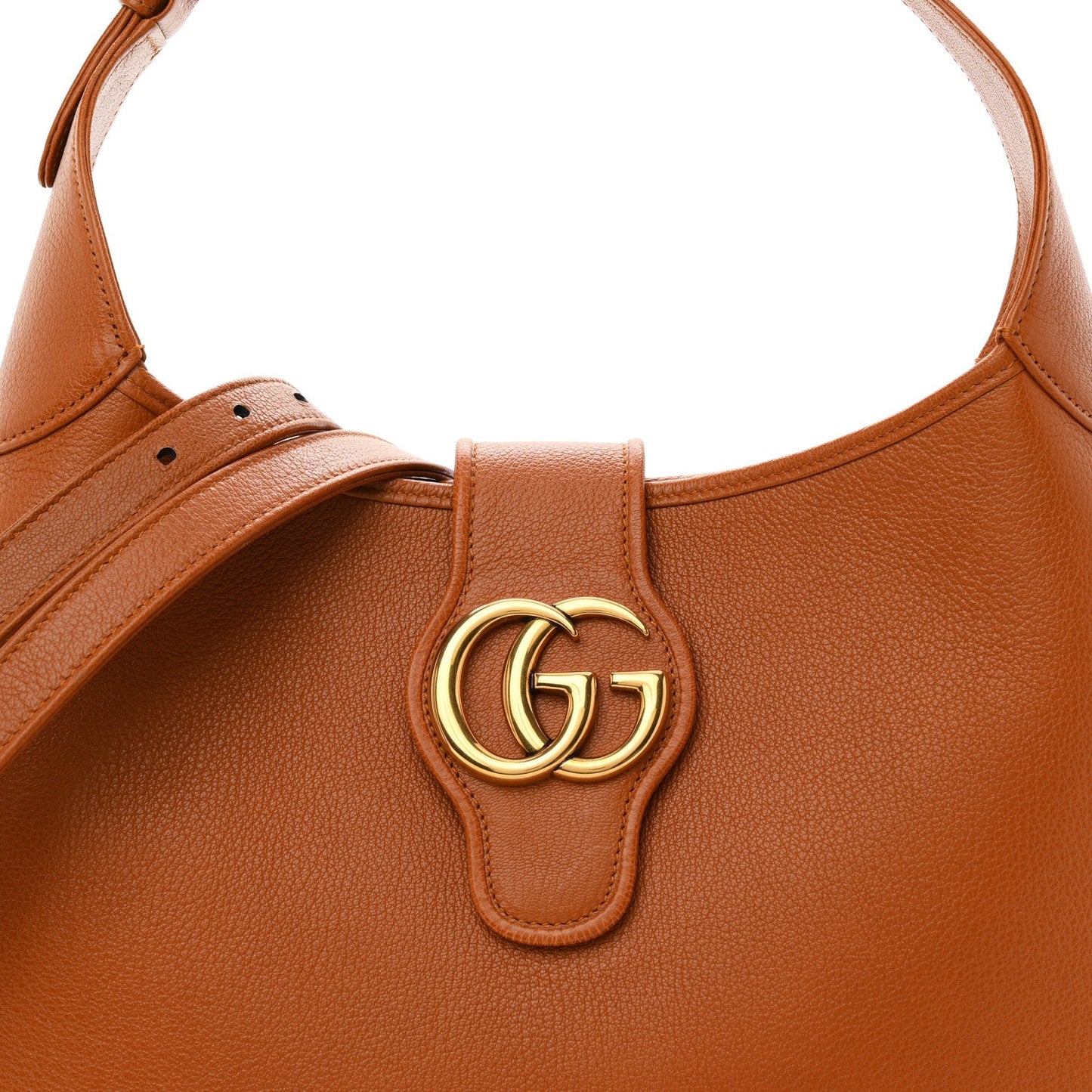 Goatskin Medium Aphrodite Shoulder Bag Tan