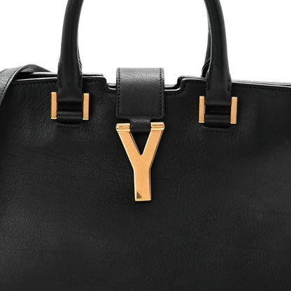 Calfskin Small Classic Y Cabas Black