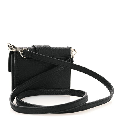 Cuoio Romano Micro Flat Baguette Black