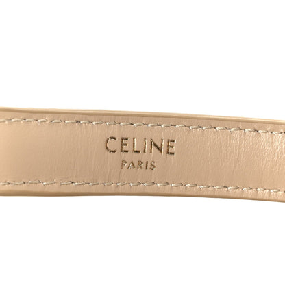 Satinated Calfskin Small 16 Top Handle Bag Nude