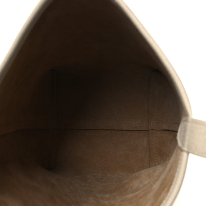 Grained Calfskin Small N/S Park Tote Ivory