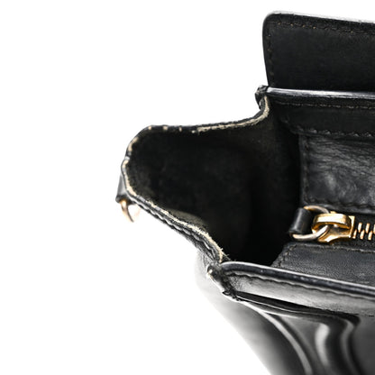 Smooth Calfskin Nano Luggage Black