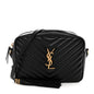 Calfskin Matelasse Monogram Lou Camera Bag Black