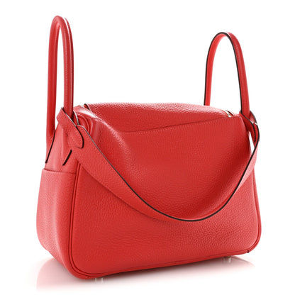 Taurillon Clemence Lindy 26 Rouge Pivoine