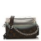 Metallic Nebula Monogram Mini Soft Trunk Multicolor
