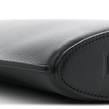 Smooth Calfskin Dice Pocket Black