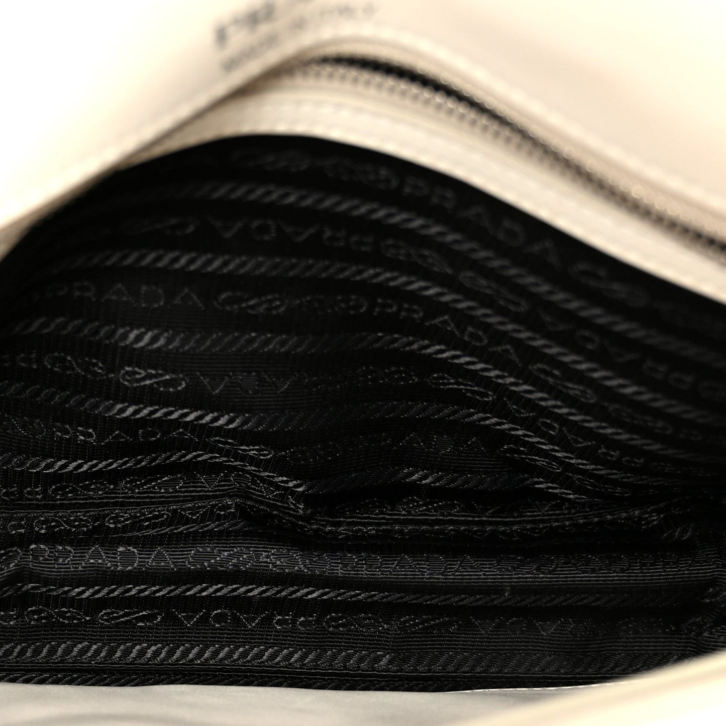 Soft Calfskin Impunture Diagramme Medium Chain Flap Shoulder Bag White