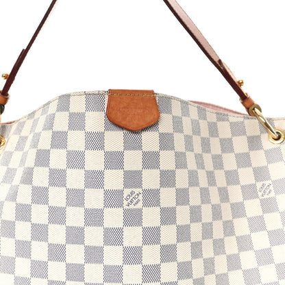 Damier Azur Graceful MM Rose Ballerine