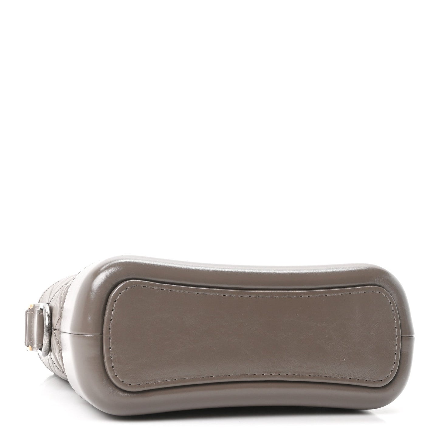 Aged Calfskin Quilted Small Gabrielle Hobo Grey