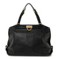 Calfskin Trifolio Tote Black