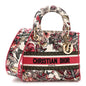 Canvas Embroidered Butterfly Print Medium Lady D-Lite  Multicolor