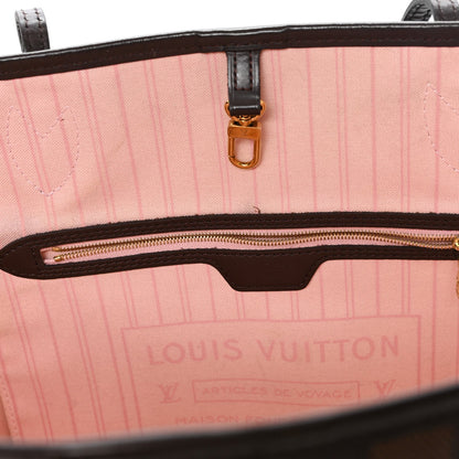 Damier Ebene Neo Neverfull MM Rose Ballerine