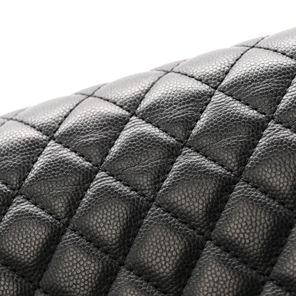 Caviar Quilted New Medium Boy Flap Black