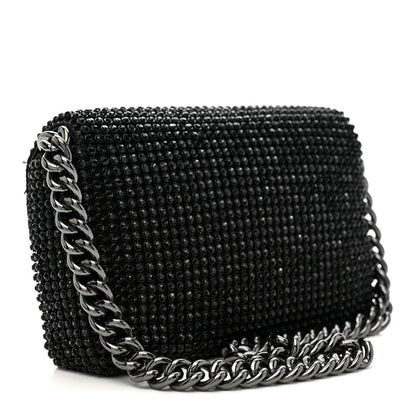 The Rhinestone J Marc Mini Shoulder Bag Black