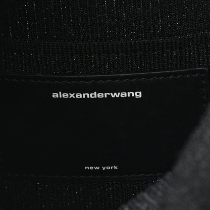 Ribbed Knit Small Ryan Bag Black