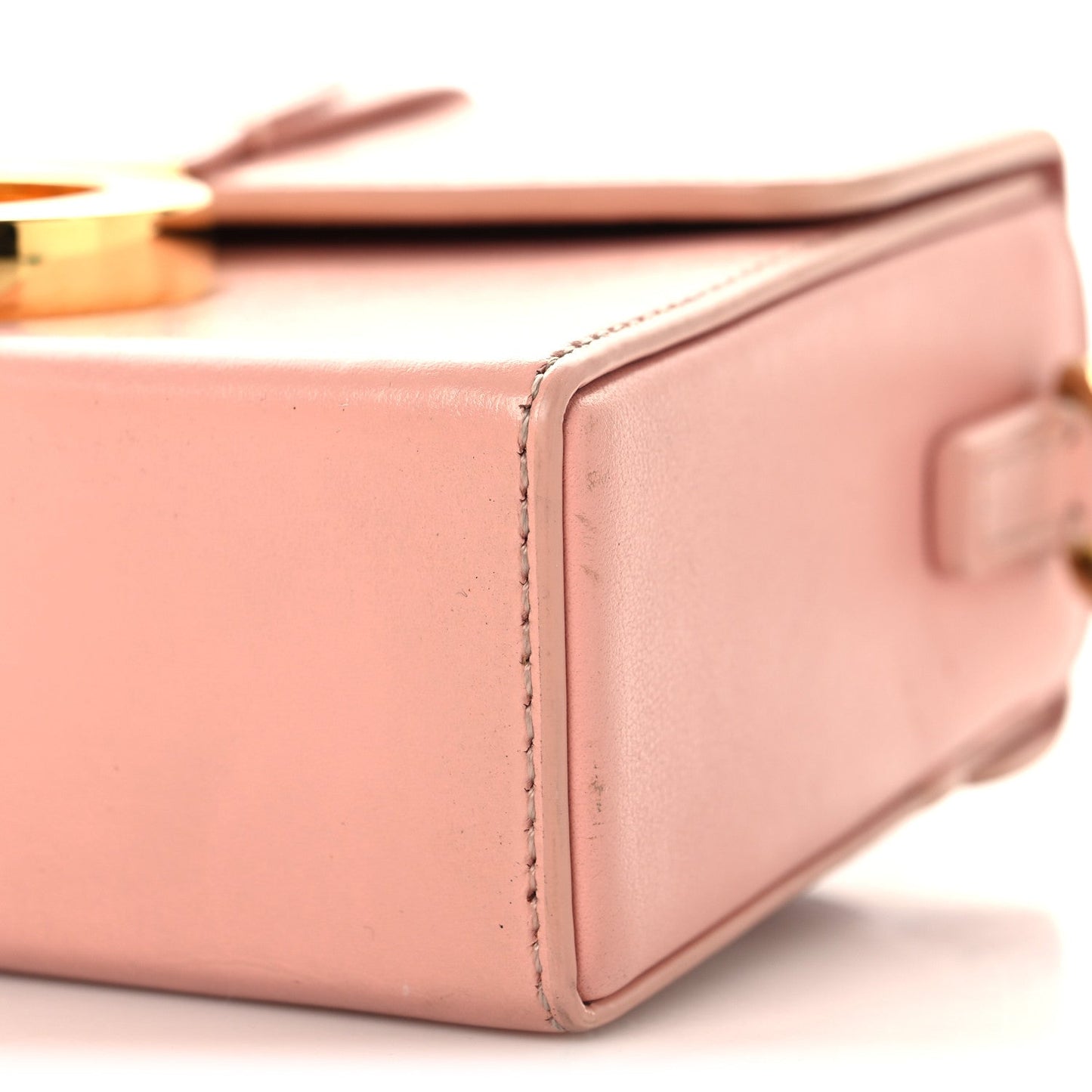 Smooth Calfskin Micro 30 Montaigne Flap Bag Pale Pink