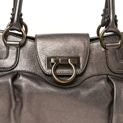 Calfskin Marisa Shoulder Bag Bronze