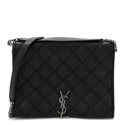 Lambskin Quilted Small Becky Chain Bag Black