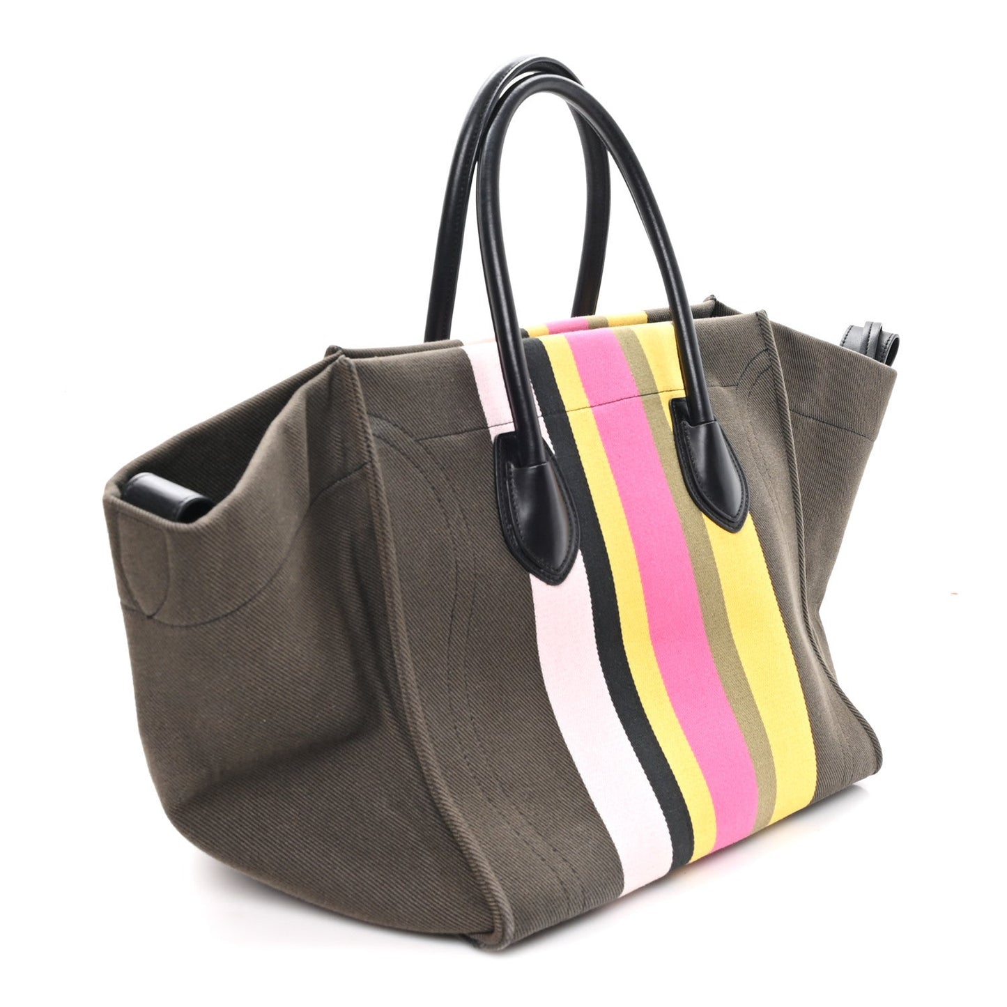 Canvas Striped Medium Phantom Luggage Multicolor