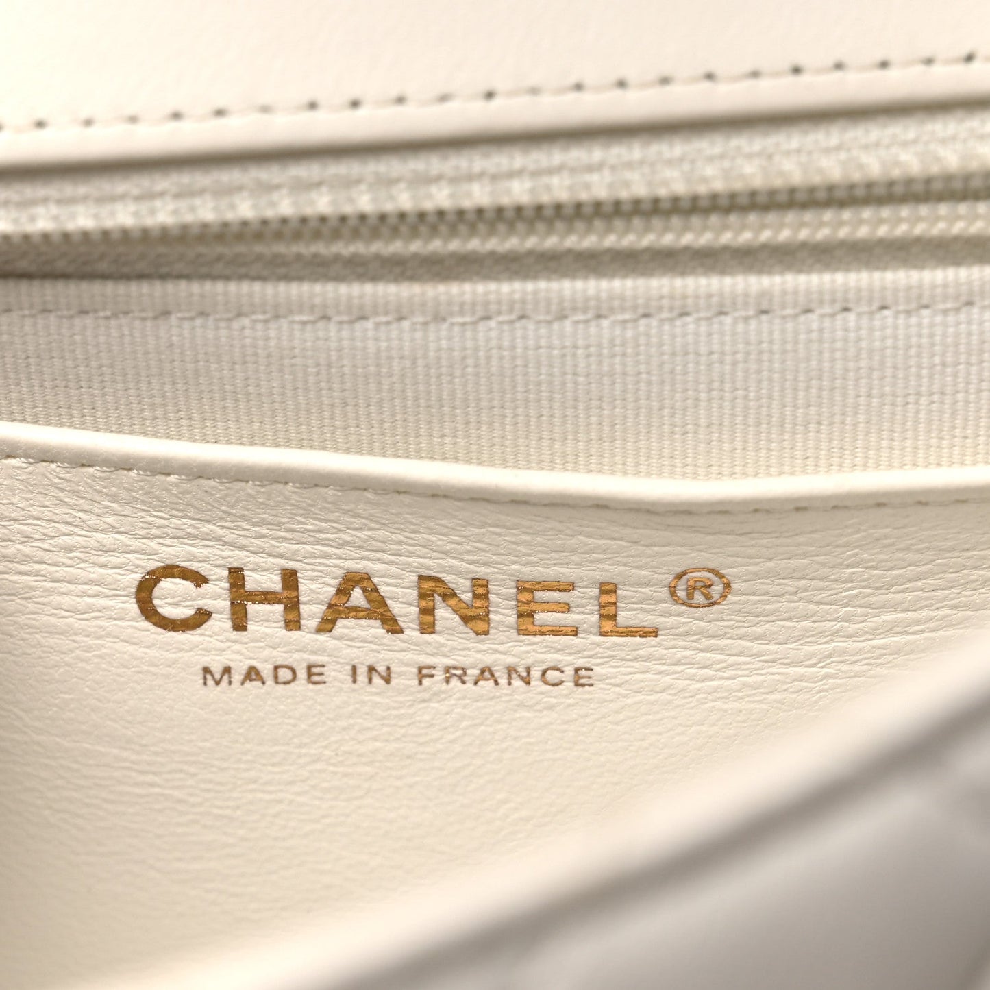 Lambskin Quilted Casino Chips Small Square Flap White
