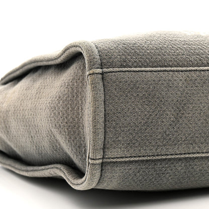 Canvas Mini Deauville Tote Dark Grey