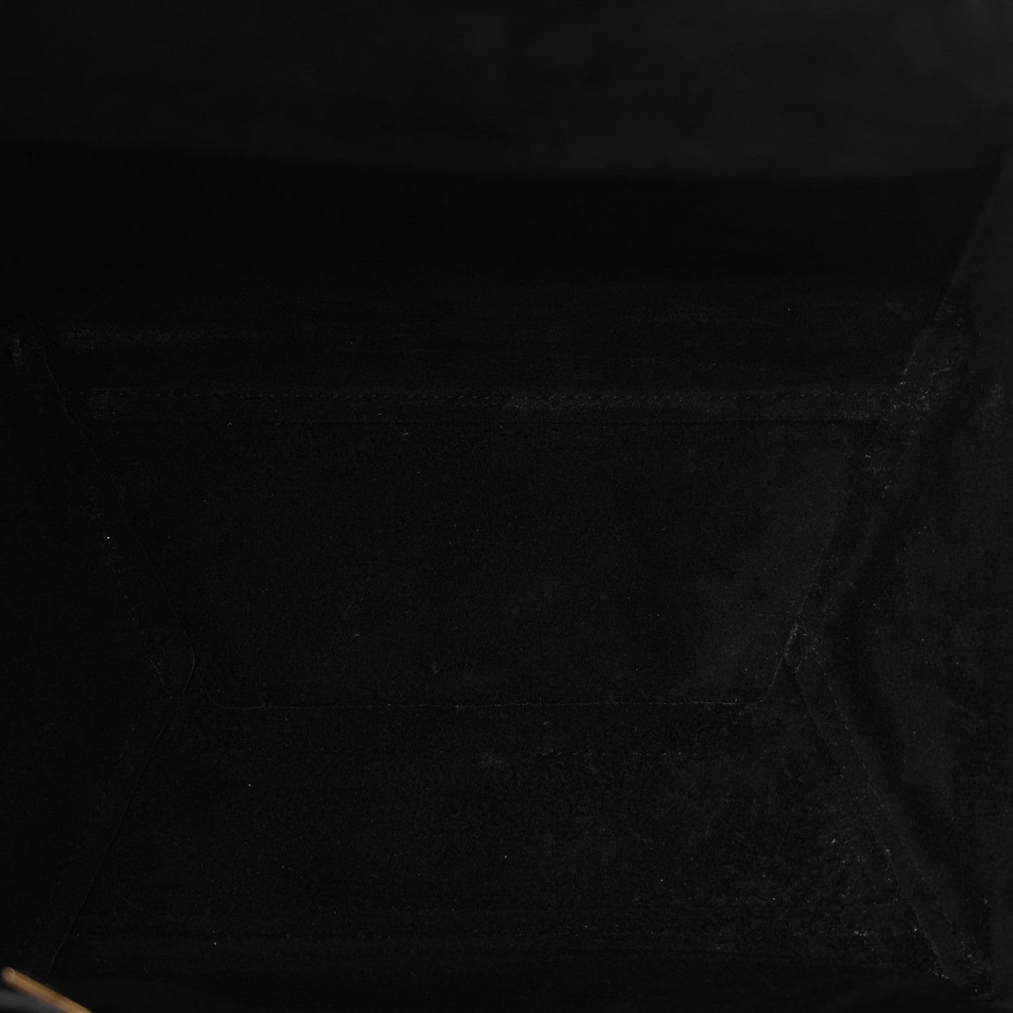 Soft Grained Calfskin Sangle Bucket Bag Black