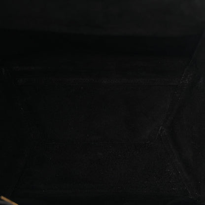 Soft Grained Calfskin Sangle Bucket Bag Black