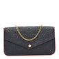 Empreinte Pochette Felicie Chain Wallet Marine Rouge