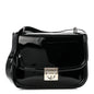 Patent Jody Shoulder Bag Black