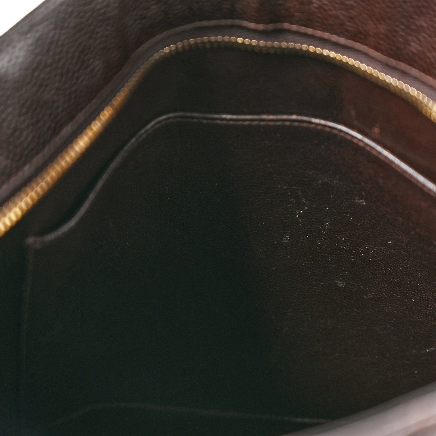 Caviar Quilted Medallion Tote Dark Brown