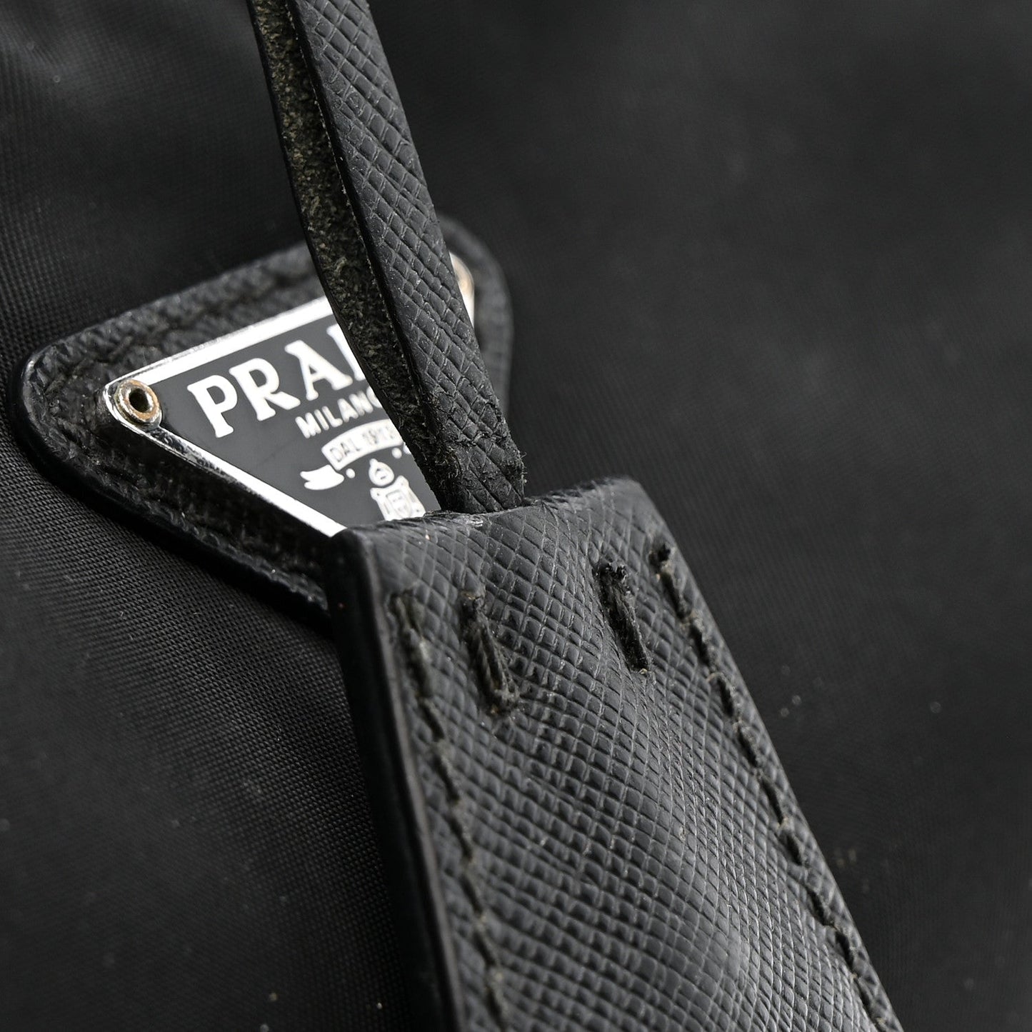 Tessuto Nylon Mini Re-Edition 2000 Bag Black
