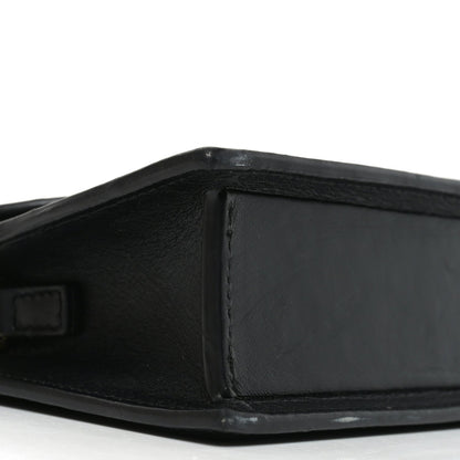 Smooth Calfskin Le Sac Rond Black