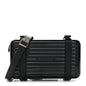 X RIMOWA Aluminum Personal Clutch On Strap Black
