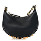 Vitello Grace Matte Nano Fendigraphy Hobo Charm Black