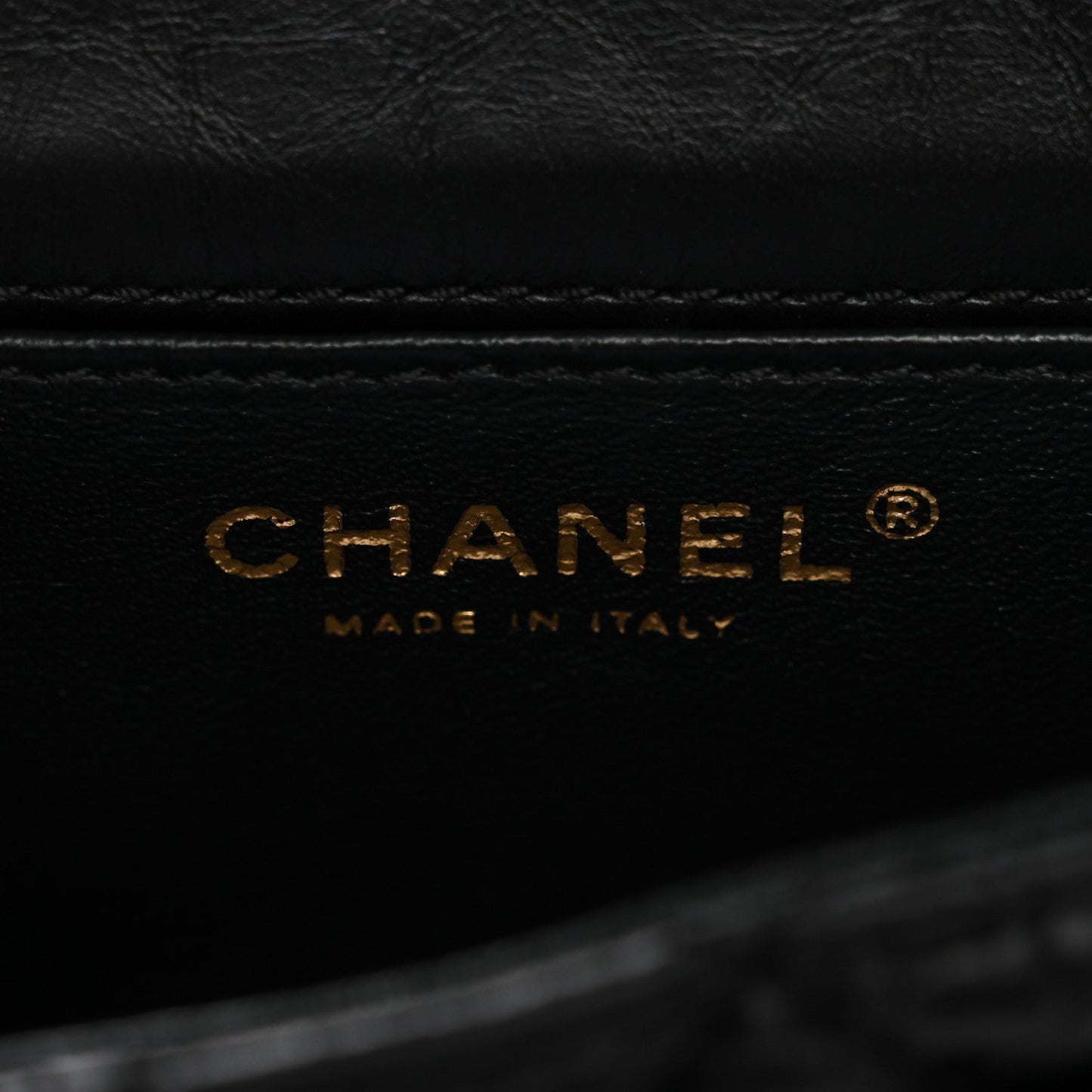Aged Calfskin Quilted 2.55 Reissue Chain Waist Bag Black