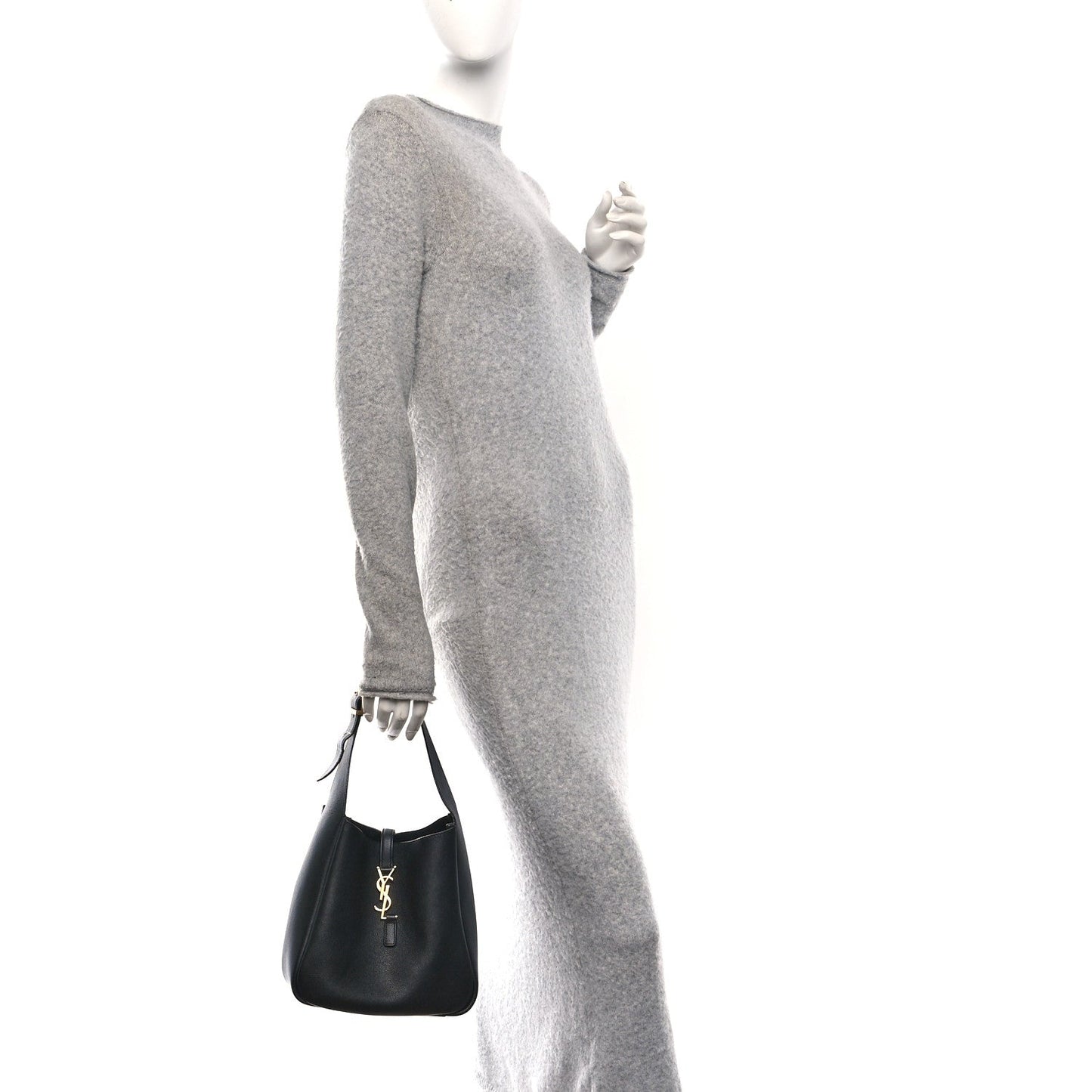 Smooth Calfskin Small Le 5 A 7 Soft Hobo Black