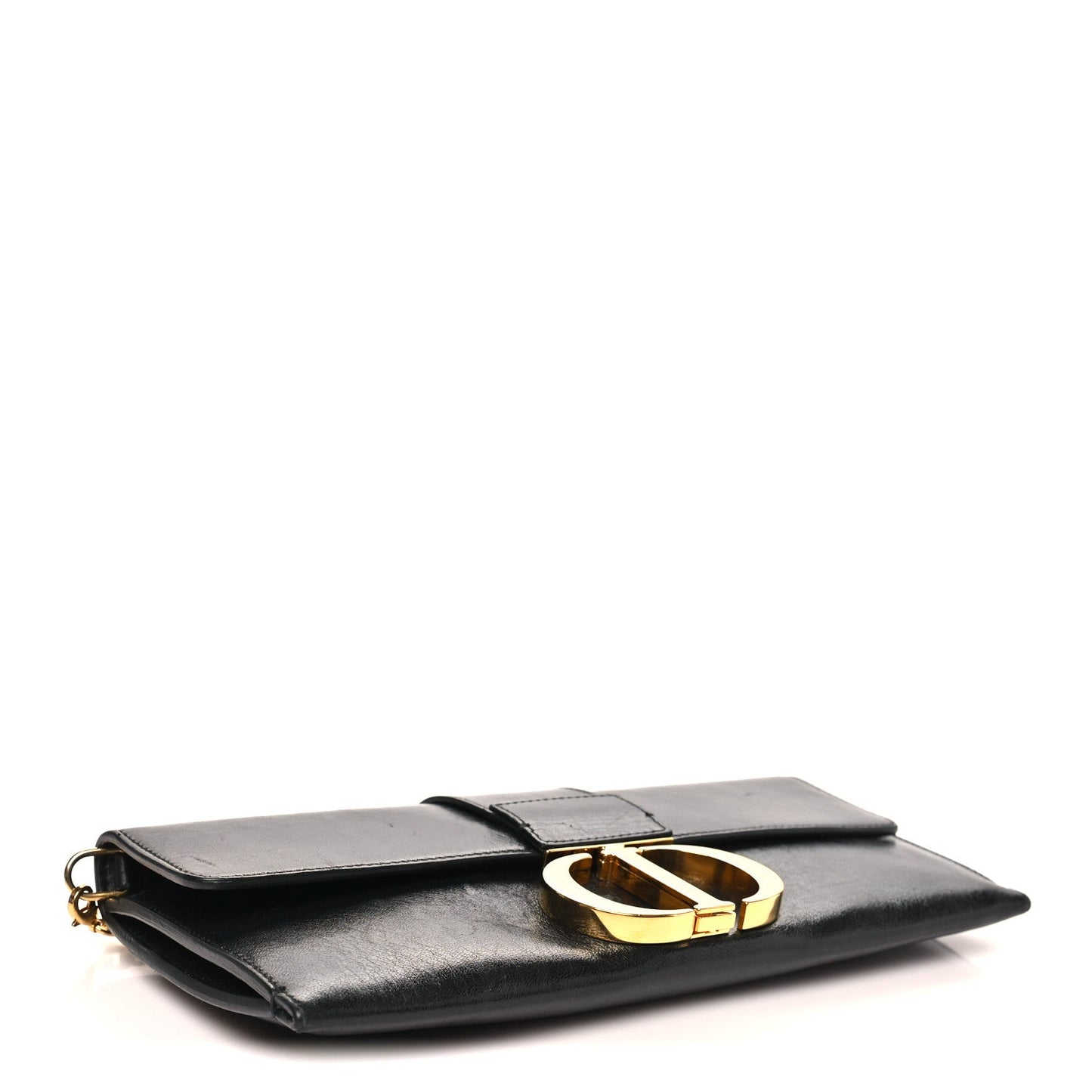 Calfskin 30 Montaigne Chain Pouch Black