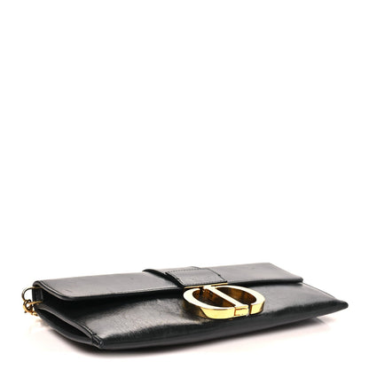 Calfskin 30 Montaigne Chain Pouch Black