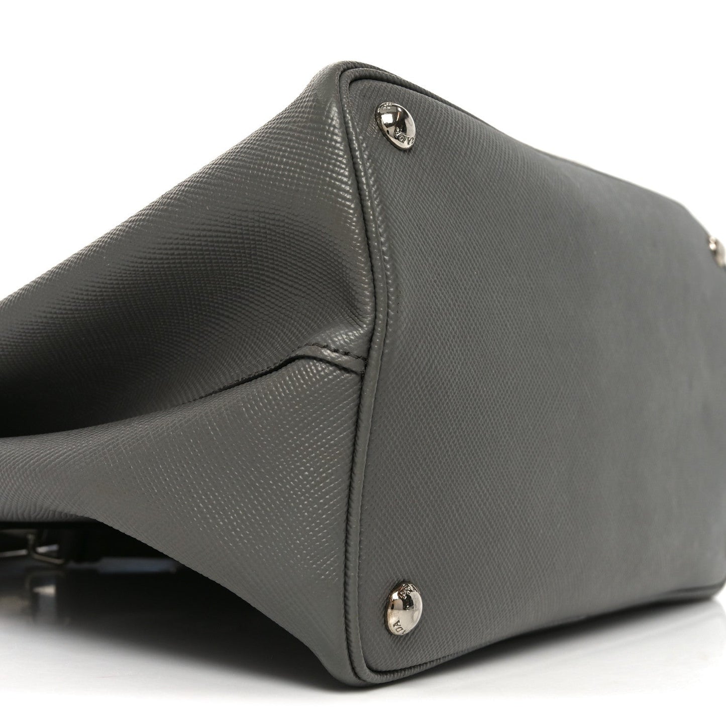 Saffiano Cuir Convertible Top Handle Tote Marmo