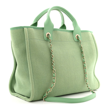 Mixed Fibers Small Deauville Tote Green
