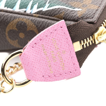 Monogram 2023 Christmas Animation Alpine Pochette Accessories Pink