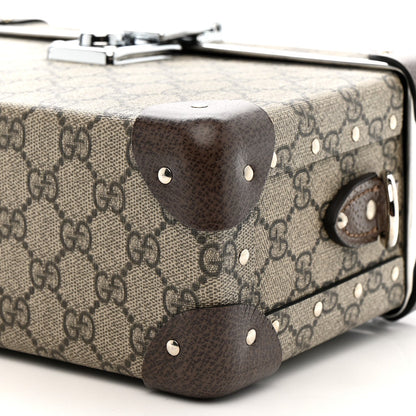 GG Supreme Monogram Globe-Trotter Beauty Case Brown