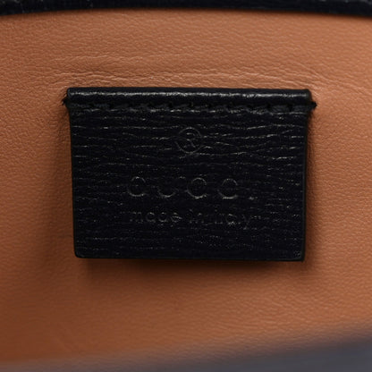 Casy Wool Azalea Calfskin Mini Horsebit 1955 Shoulder Bag Bitter Sweet Blue