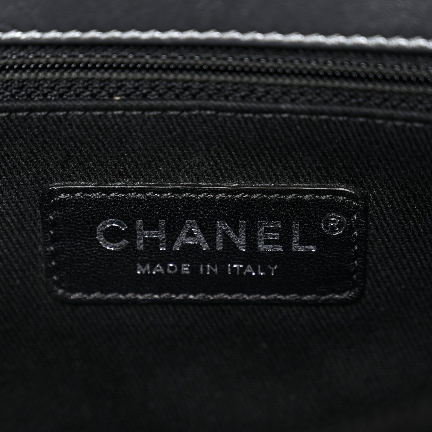 Metallic Aged Calfskin Quilted Small Coco Handle Flap Charcoal
