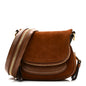 Suede Calfskin Mini Jennifer Crossbody Caramel