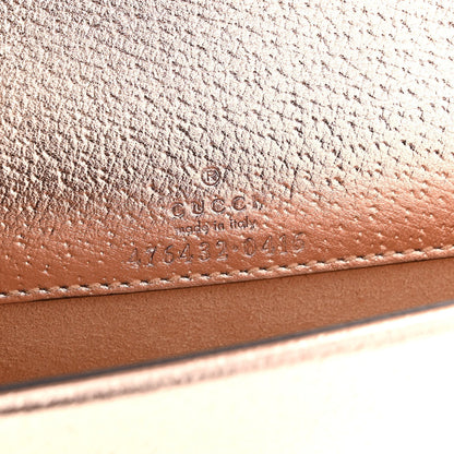 Metallic Calfskin Super Mini Dionysus Shoulder Bag Rose Gold