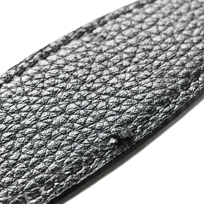 Pebbled Calfskin Soho Wallet On Chain Black