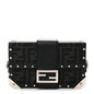 Recycled Fabric Jacquard Vitello Astro FF 1974 Mini Baguette Trunk Asfalto Black